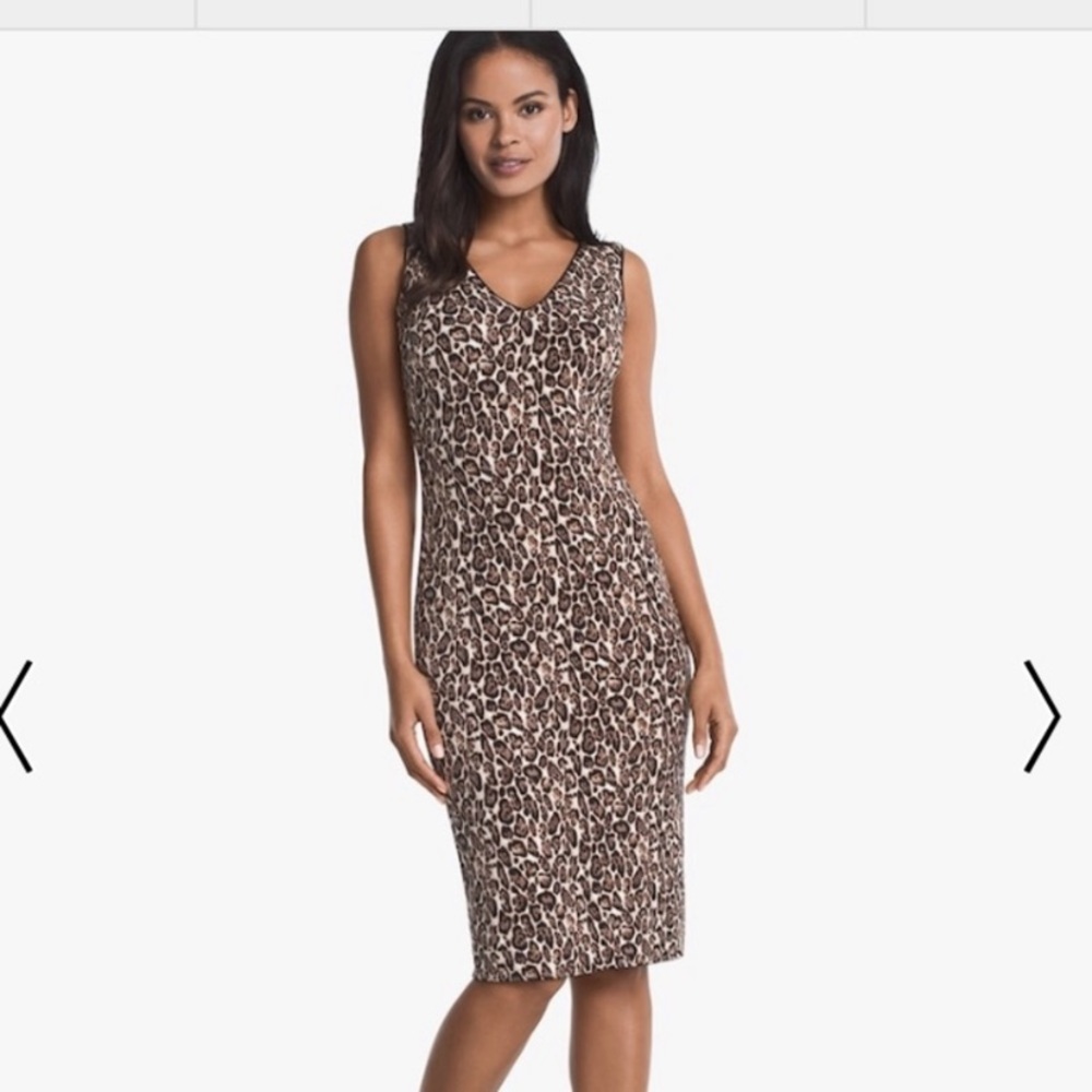WH HOUSE|BL MARKET REVERSIBLE LEOPARD Dress